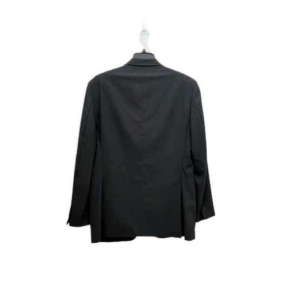 John Varvatos Gray Pinstripe Worsted Wool Sullivan Suit Jacket Blazer Size 40R/M